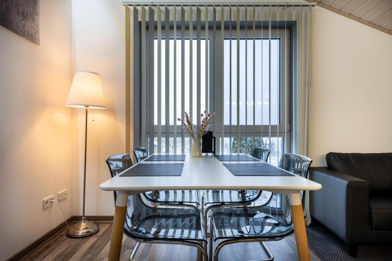 Gemuetliche Ferienwohnung Mit Panoramablick Muttensweiler Esterno foto