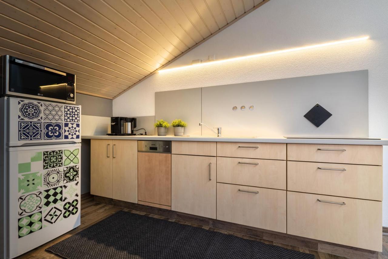 Gemuetliche Ferienwohnung Mit Panoramablick Muttensweiler Esterno foto