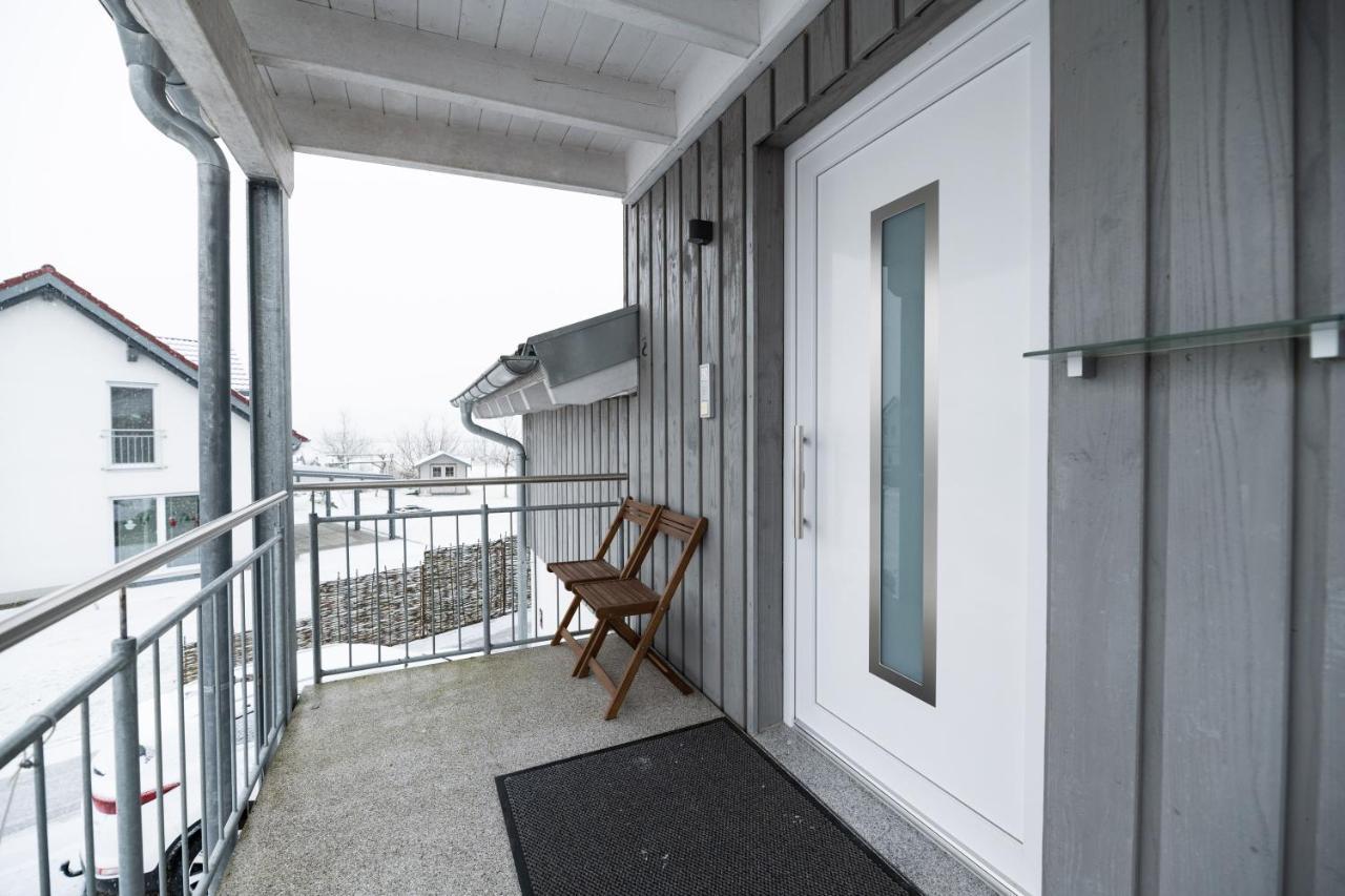 Gemuetliche Ferienwohnung Mit Panoramablick Muttensweiler Esterno foto