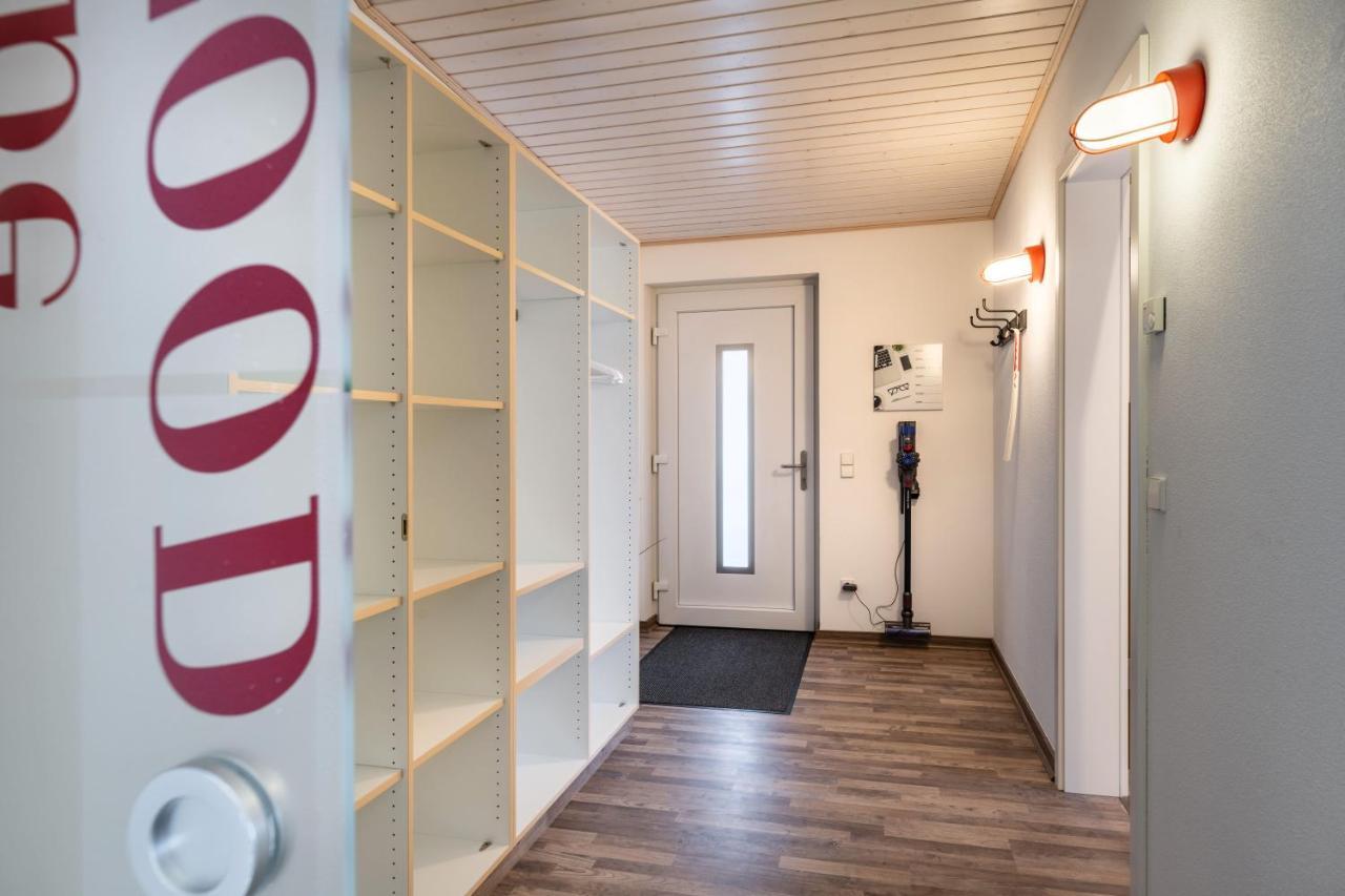 Gemuetliche Ferienwohnung Mit Panoramablick Muttensweiler Esterno foto